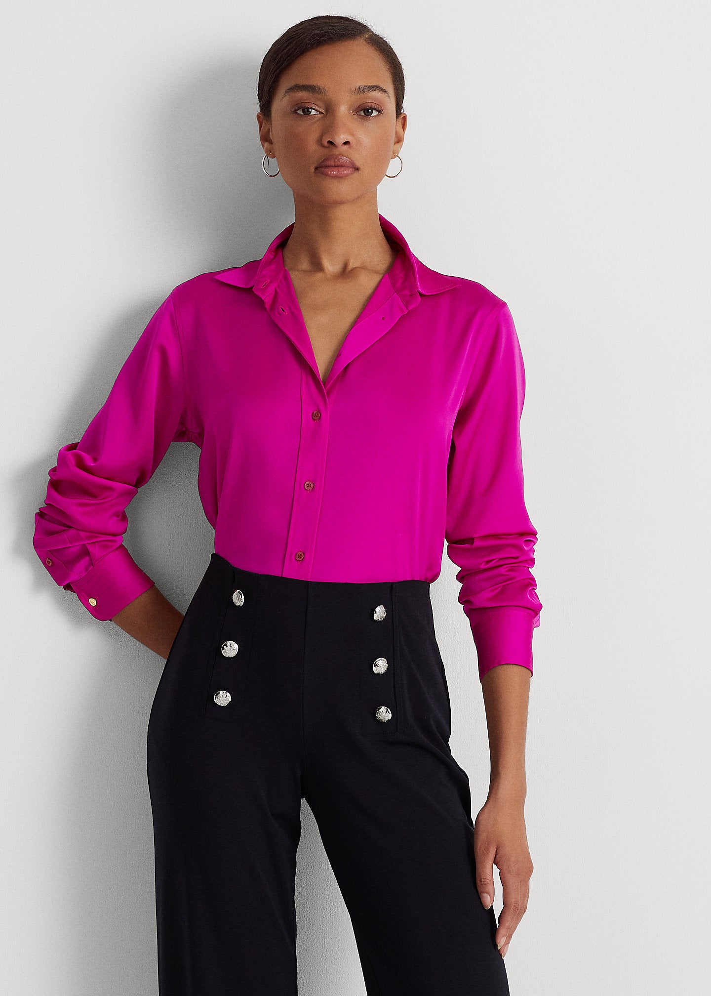 Кошула со свиленкаст сјај