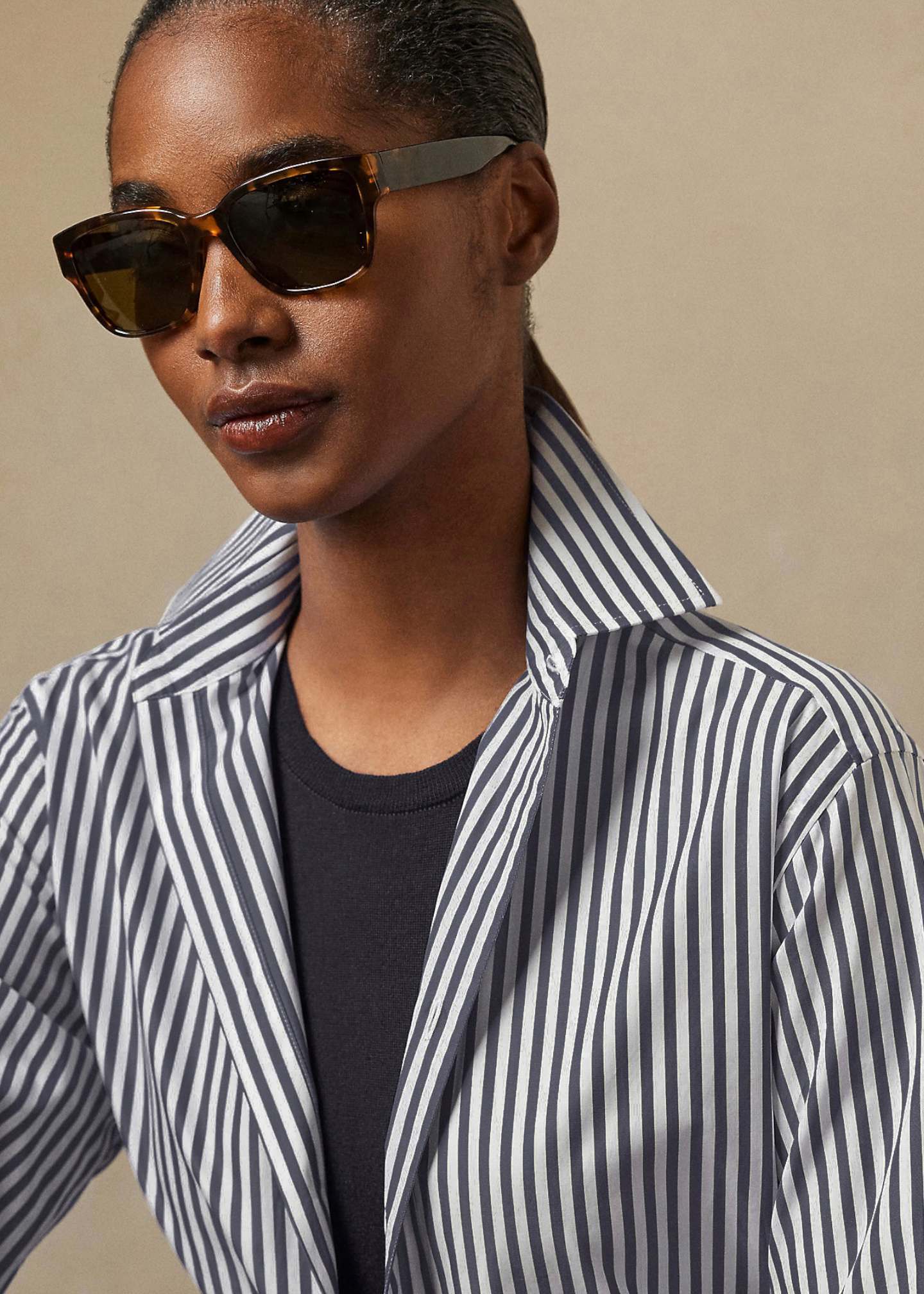 Памучна кошула со риги