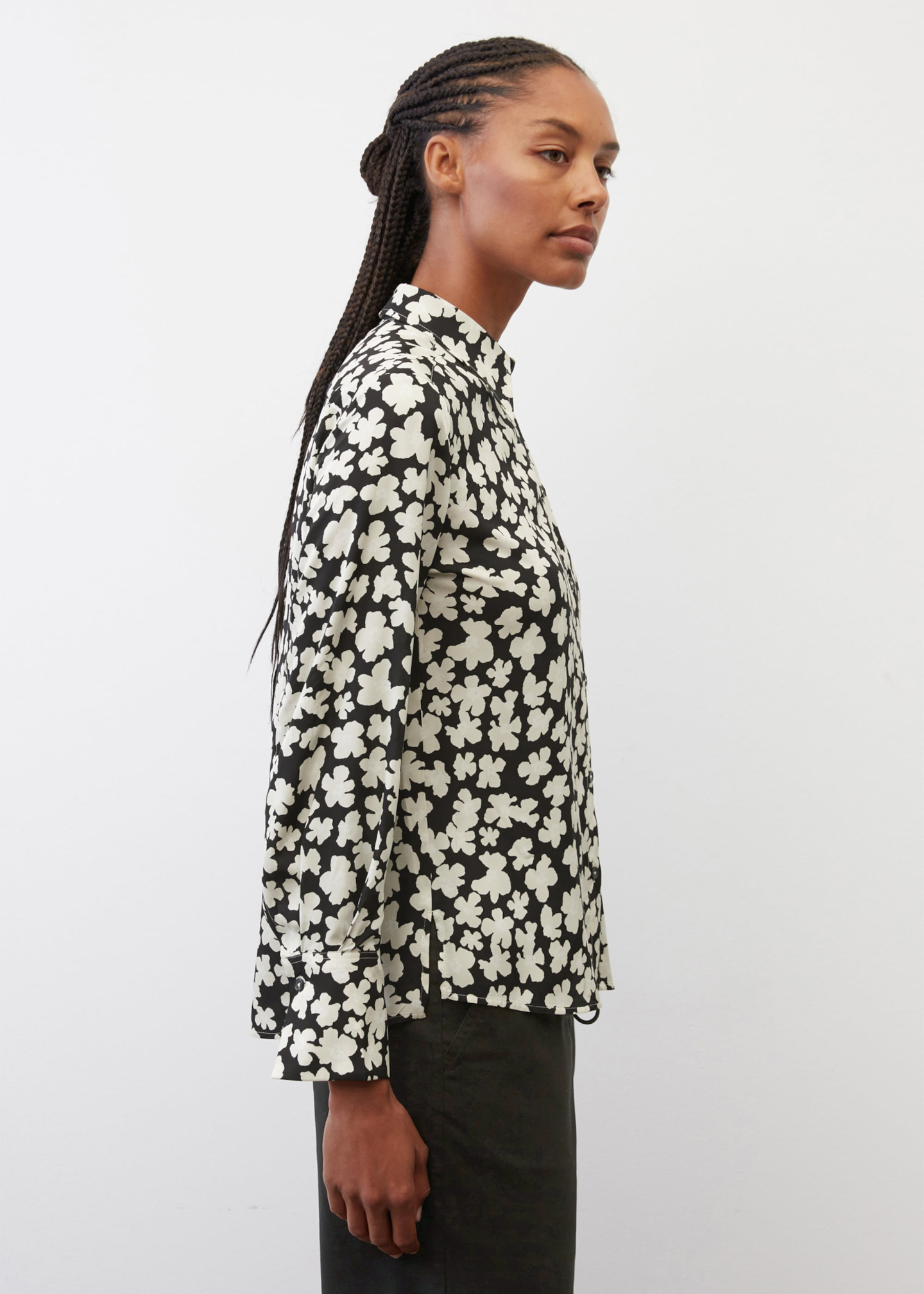 Кошула со долги ракави со принт од LENZING™ ECOVERO™