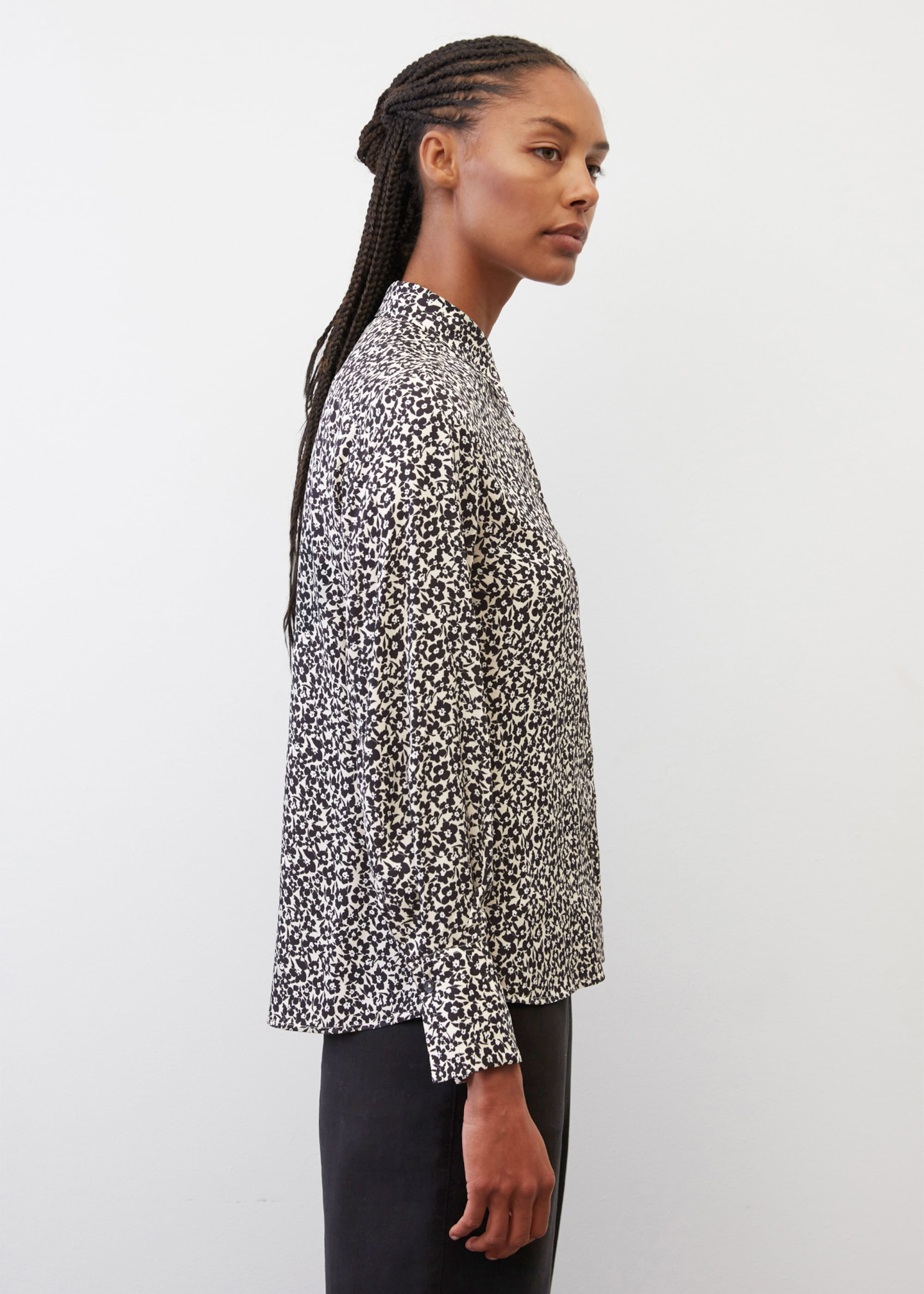 Кошула со долги ракави со принт од LENZING™ ECOVERO™