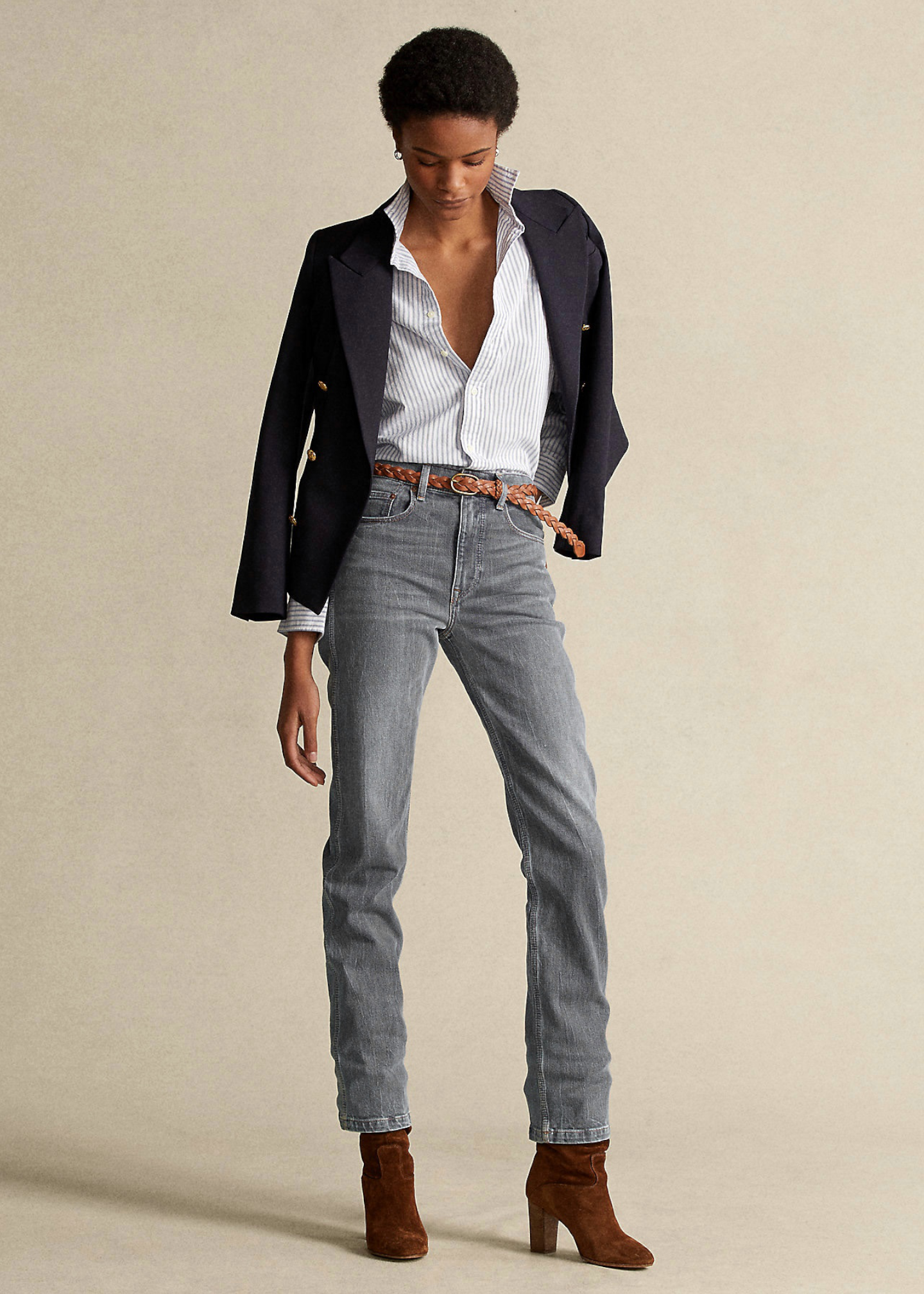 Памучна кошула со риги