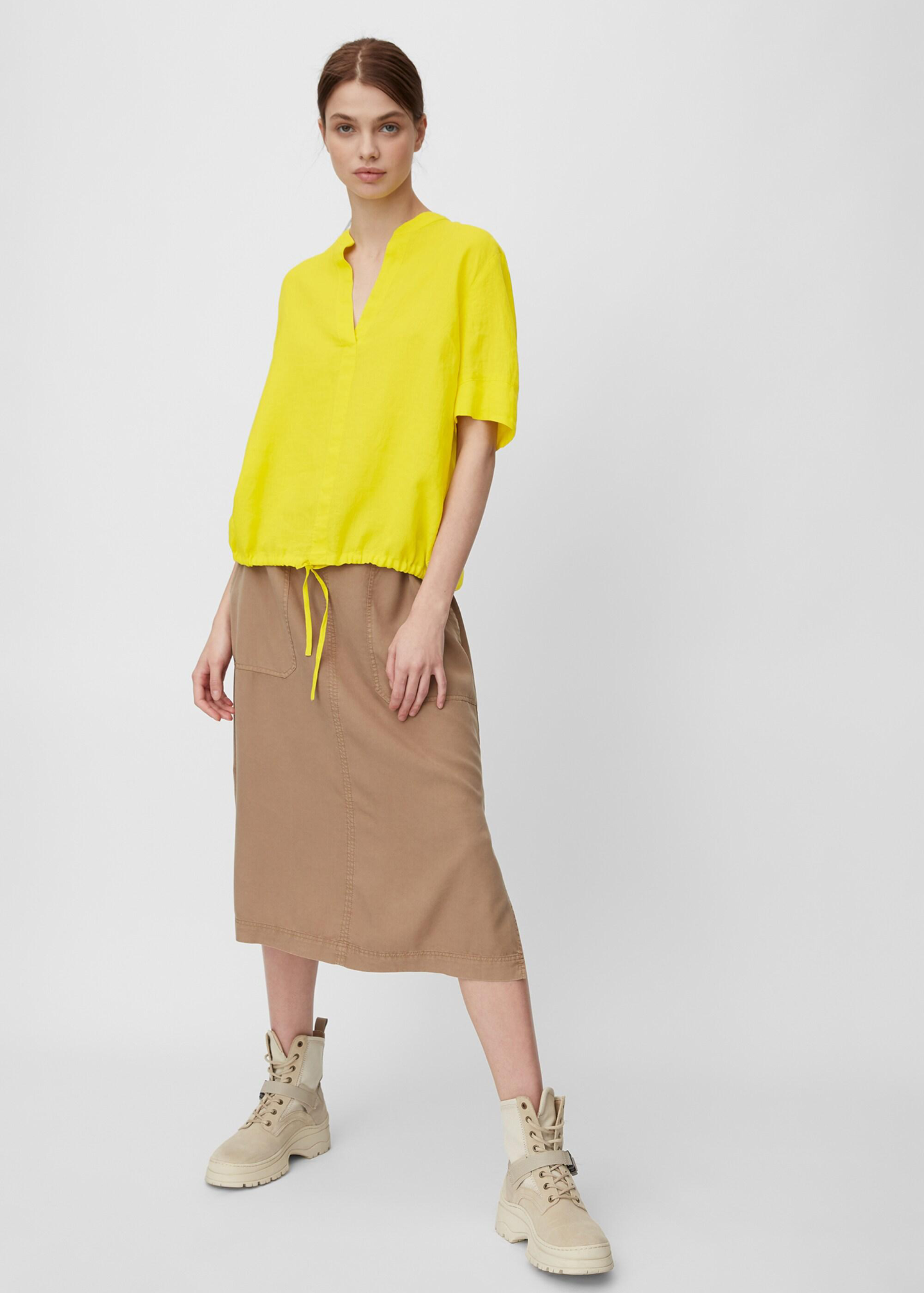 Блуза од чист лен