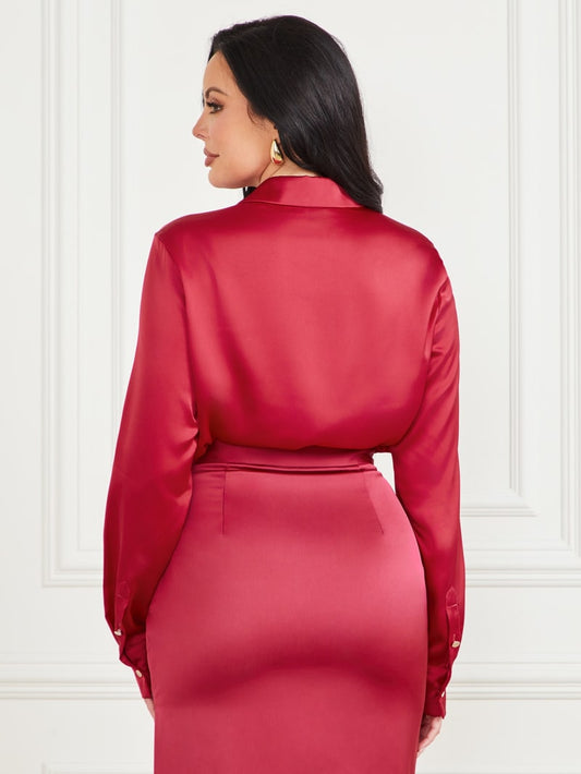 Кошула со свиленкаст сјај