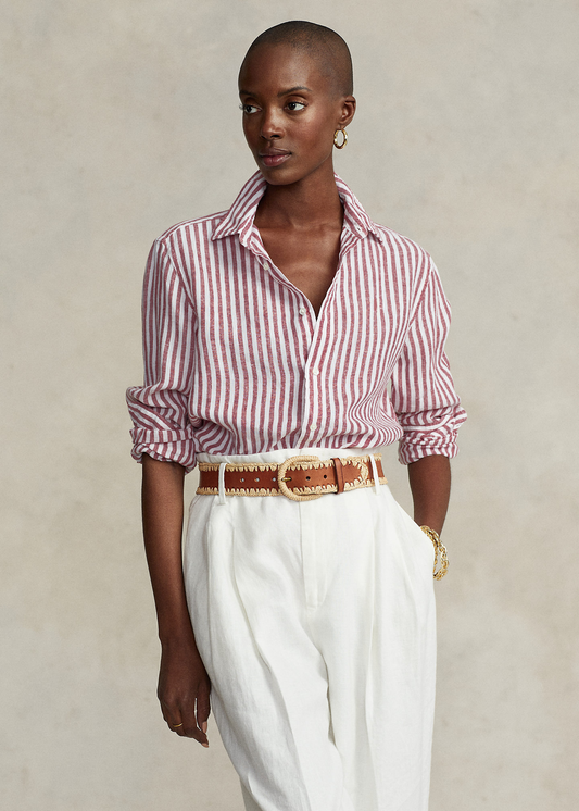 Памучна кошула со риги