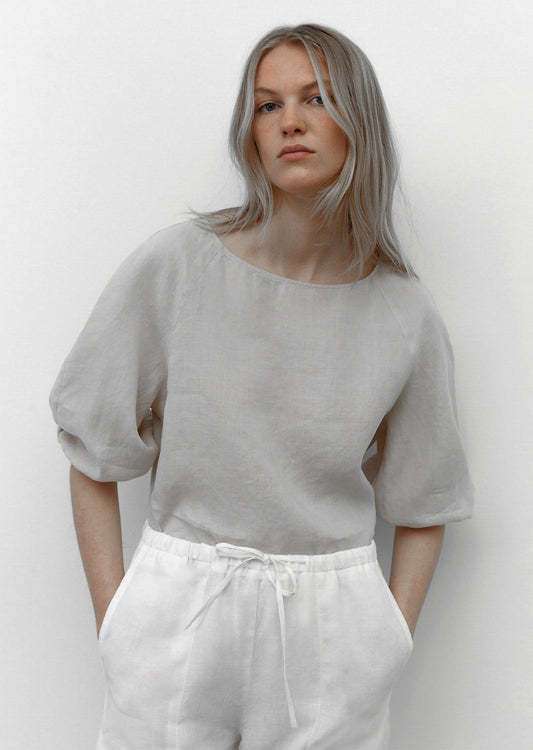 Блуза од чист лен