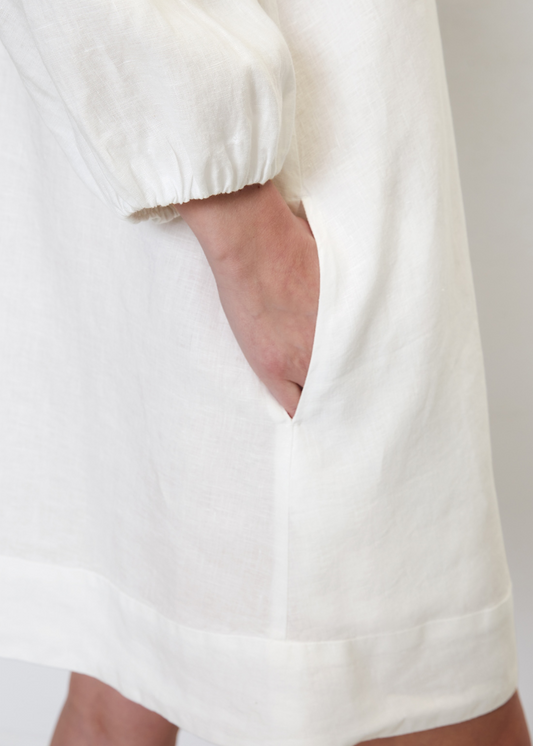 Фустан од чист лен