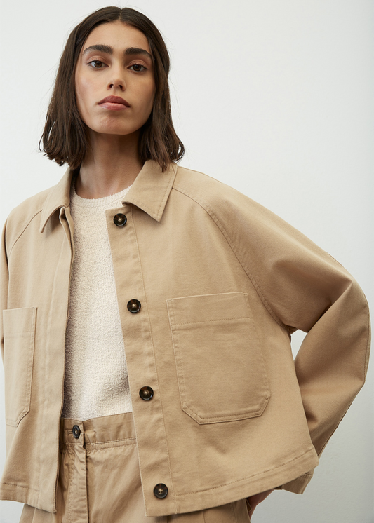 Палто изработено од органски твил памук