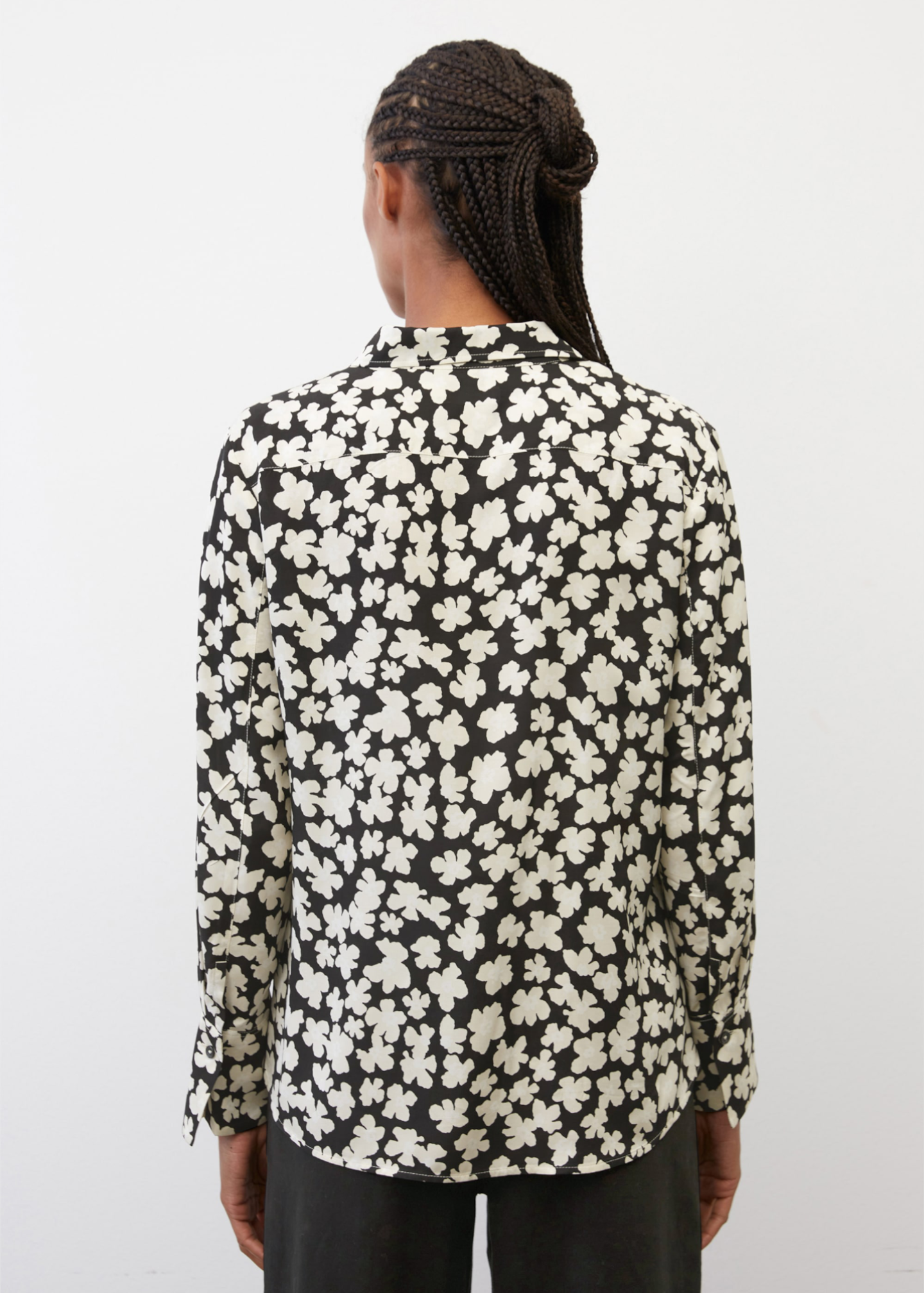 Блуза дугих рукава са штампом од LENZING™ ECOVERO™