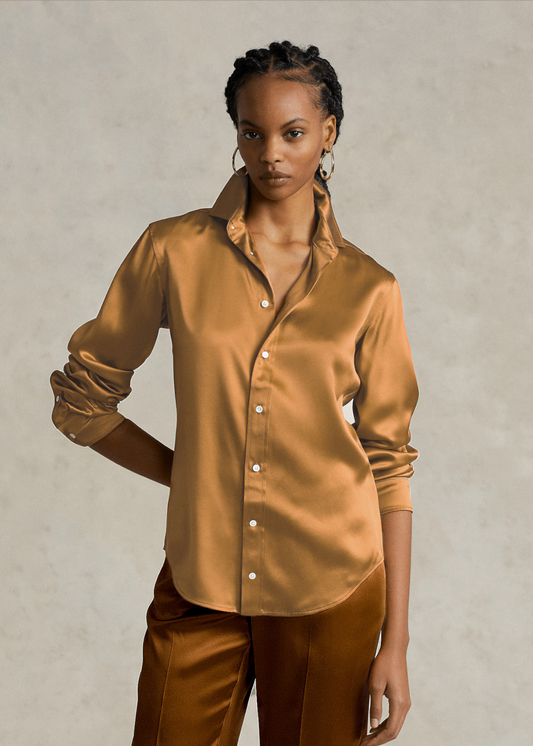 Кошула со свиленкаст сјај