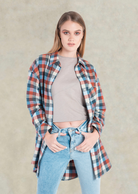 Overshirt изработена од памук