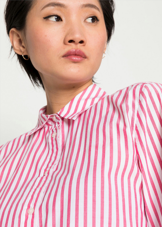 Памучна кошула со риги