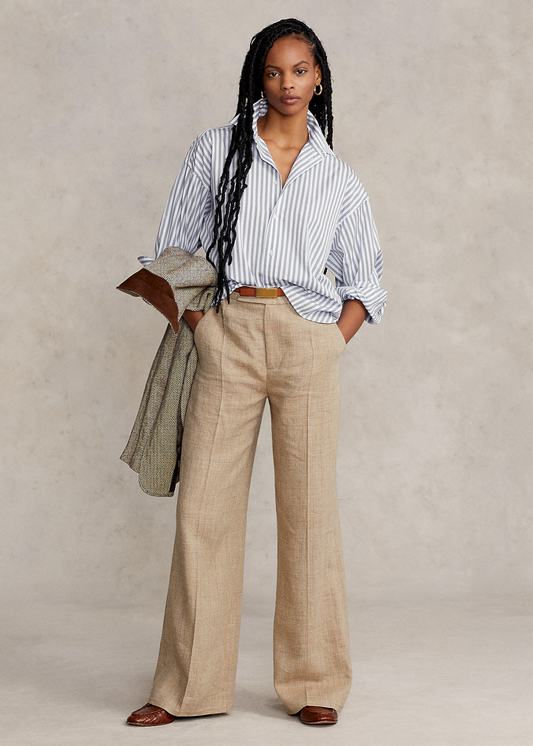 Памучна кошула со риги