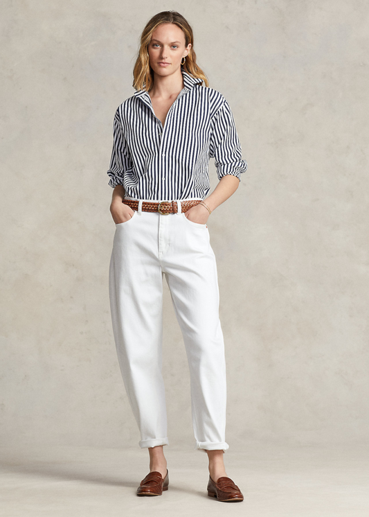 Памучна кошула со риги