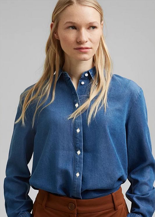 Направено од TENCEL™: кошула со тексас изглед