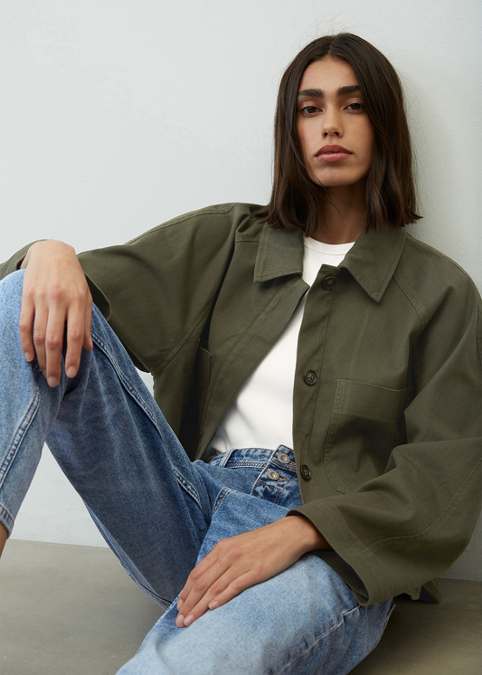 Палто изработено од органски твил памук