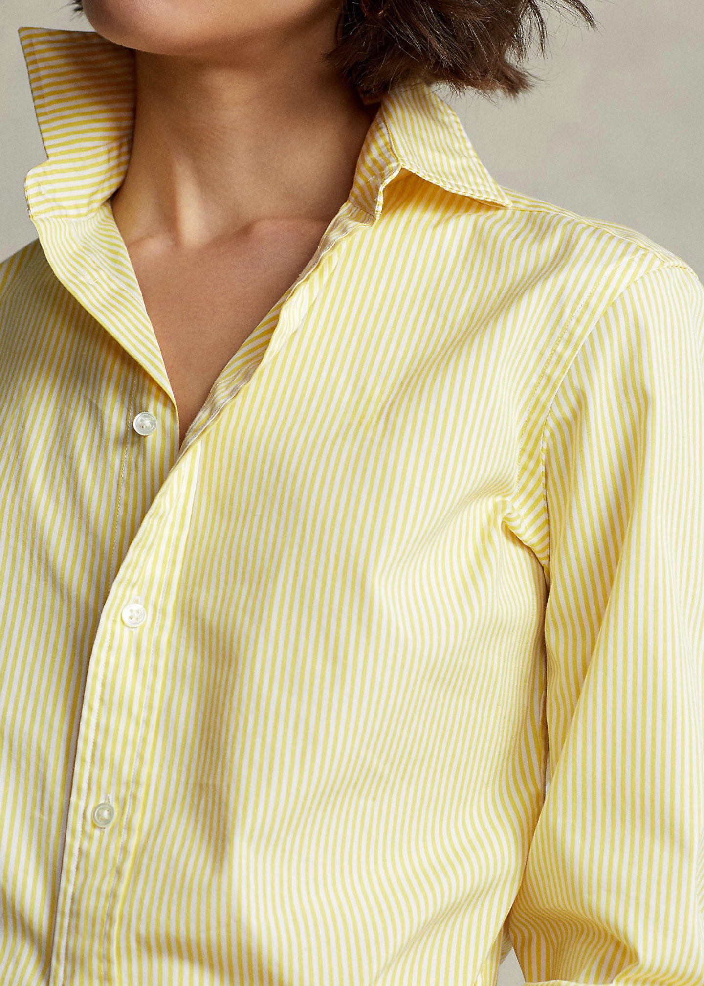 Classic Fit памучна кошула со риги